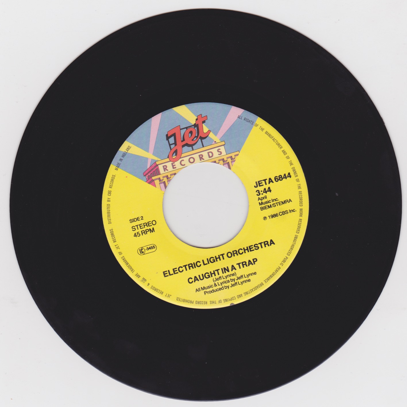 Electric Light Orchestra Calling America 7 inch